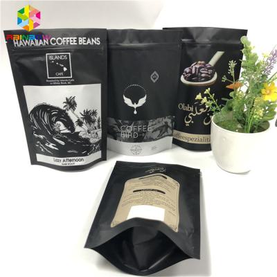 China Roasters Tea Foil Pouch Packaging 100g 250g 500g Standing Up Mylar Matte Luxury Coffee Pack for sale