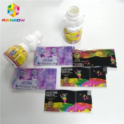 China Heat Seal PVC Offset printing CMYK Beverage Shrink Labels for sale