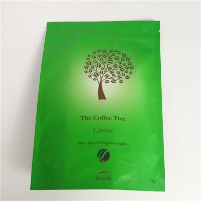 China Food Grade Standing Up Recyclable Coffee Packaging Bags with Zipper for sale