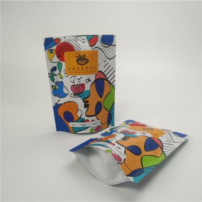 China Food Grade Coffee Packaging Mylar Bag Stand Up Pouch Food Bags With Logo for sale