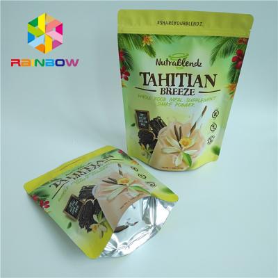 China Food Grade Aluminum Foil Custom Printed Stand Up Pouches With Zipper for sale