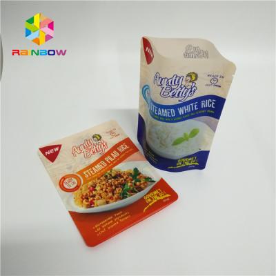 China Food Grade Food Vacuum Seal Bags High Temperature Plastic Standing Retort Pouch for sale