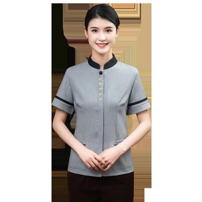 China Hotel Touchhealthy Supply Daisy Hotel Clothes Uniform Hotel Housekeeping Cleaning Uniform for sale