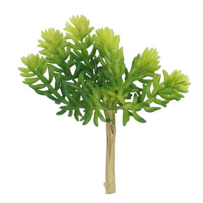 China Environmental friendly 6 heads artificial lotus bud/artificial floating lotus leaf for watermark wall for sale