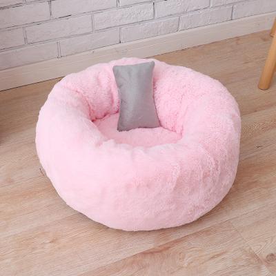 China Living Canap Lounge Design Xxl Round Katzenhau Filz Warm Plush For Pet Cat Bed for sale