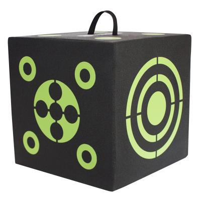 China Reusable Outdoor Durable 6-Sided 3D Cube Archery Target Built With Self Fast Healing XPE Foam For All Arrow Types for sale