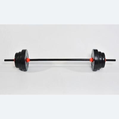 China Durable Family Gym Dedicated Weightlifting Adjustable Cement Concrete Barbell Set Adjustable Dumbbell Set for sale