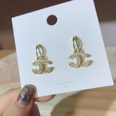 China S925 designer romantic fashion famous brand fashion temperament earrings for sale