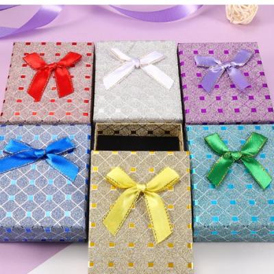 China New Factory Outlet Paper Mixed Color Sponge 7X9X3CM Black Sponge 7X9X3CM Necklace Bracelet Ring Cufflinks Bottle Opener Gift Jewelry Box for sale