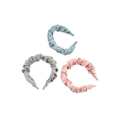 China High Quality Fabric Scrunchies Set Knotted Hair Ties for sale