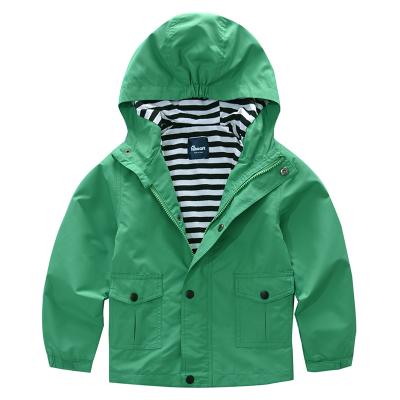 China Boys Waterproof Hooded Jackets Lightweight Anorak Outwear Children Clothing for sale