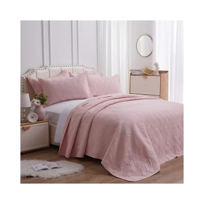 China Professional Summer Viable Nordic Single Color Style Production Washable Soft Quilt Soft Quilt for sale