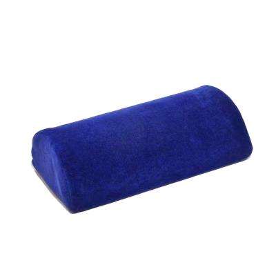 China Anti-static High Density Memory Foam Half Moon Shape Leg Pillow Foot Rest Pillow for sale