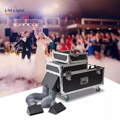 China High quality remote control dmx low fog machine 3000W stage special effects equipment lying fog making machine maker 78*38*58cm for sale