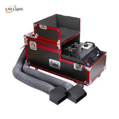 China 3000 Watt Low DMX Remote Control Lying Fog Machine For Wedding Stage Special Effects Equipment Water Fog Jet Machine 78*38*58cm for sale