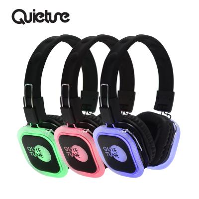 China Wholesale Party Quiet Quiet Headset Distance Control Earphone F39 500M Disco Earpiece Disco Stereo Silent Earphone and Transmitter for sale