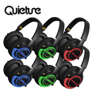 China A transmitter to connect with many F49 Hi-Fi stereo wireless headphones and silent disco headphones with 3 or more channels and led light for parties 500m range for sale