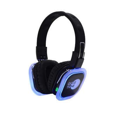 China F39 Headband Disco Earphones and LED Transmitter Headset 500m Monitoring Channel 10 Channels HIGH FIDELITY for sale