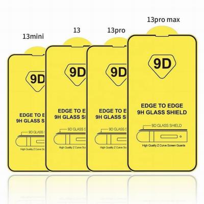 China 2021 Anti-fingerprint 9D Tempered Glass Screen Protector Mobile Phone HD Tempered Glass Full Screen Phone Saver For iphone13 13pro 13pro max for sale