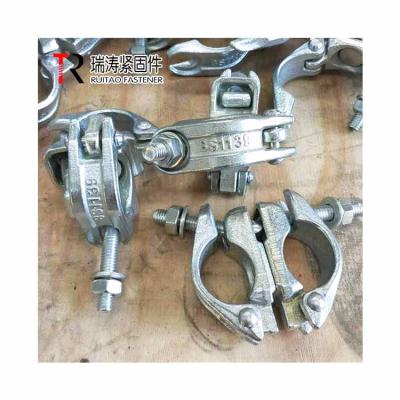 China BS Modern Sophisticated Technology Pressed Swivel Coupler Scaffold Swivel Couplers for sale