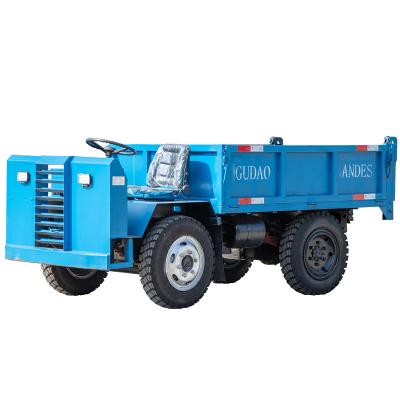 China 4 Wheel Electric Underground Mining Dumper Truck Four Wheel Tipper Mining Dump Truck Mining Dumper Self Loading 4 - 6L for sale