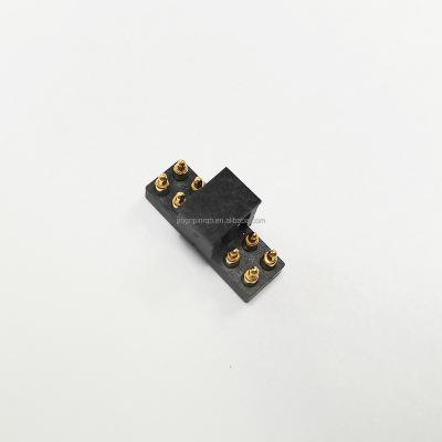 China PCB High Current Pogo 2 Pin Magnetic Battery Electrical Sockets for sale