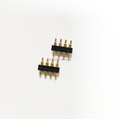 China Custom PCB Spring Load Brass Pogo Pin Connectors SMT Pin Supplier Manufacturer for sale