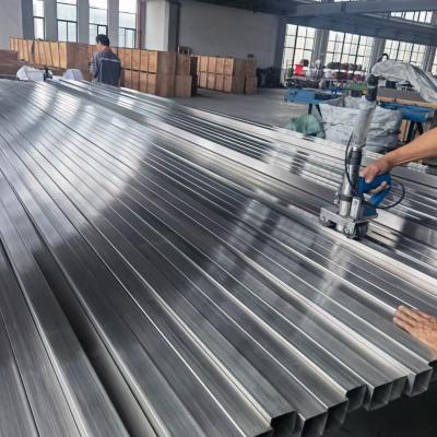 China Boiler Industry Stainless Steel Square Tube 8mm 304L Stainless Steel Tube Square Stainless Steel Tube for sale