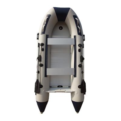 China 3.6m Relaxing Inflatable Boat Paddle Boat with 0.9mm PVC High Pressure Air Pipe and Aluminum Floor for sale