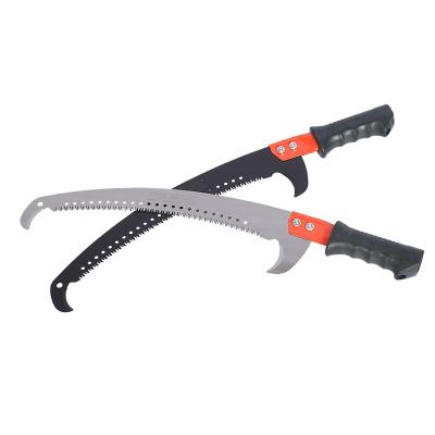 China Anti-Slip Handle Garden Branch Pruning Saw Steel Tree Handsaw Hand Saw With Wood Handle for sale