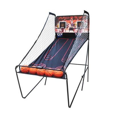 China Home 2 PE Indoor Double Hoop Player Shootout Basketball Game for sale