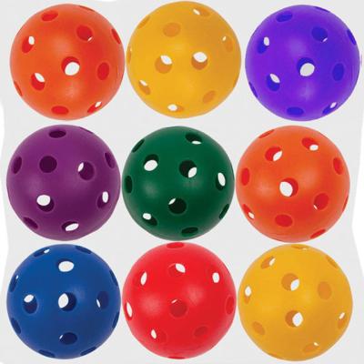 China Professional Dura Pickleball Ball Set USAPA Approved 40 Hole Pickleball Outdoor Pickleball Ball Tr-046 for sale