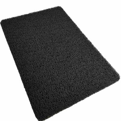 China PVC available lab mat outdoormat40*60CM 45*75CM 60*90CM washable sample loofah bath mat for sale