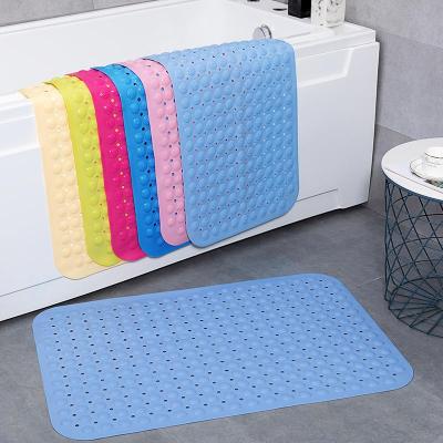 China Hot Selling Samples Washable PVC Bath Mat Non-Slip Insect Foot Massage Can Be Customized Bath Mat Machine Washable for sale