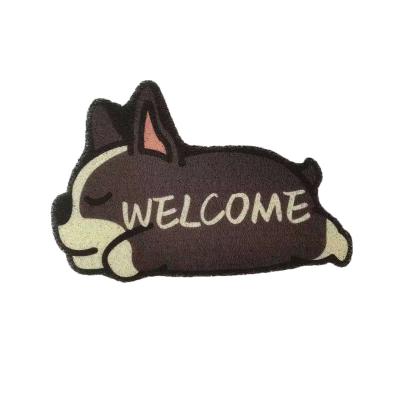 China AOTU Brand Door Mat Washable Custom Cute Pet Door Mat Door Mat Same On Amazon for sale