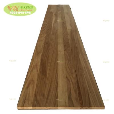 China 2020 New European Mediterranean White Oak Wood Bar Tables / Customize Edge Grain Oak Solid Wood Bar Counter for sale