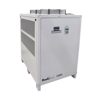 China Garment Shops 12000W Hanli Chilling Equipment Water Cooled Chiller.Chiller Machine 380V 50HZ for sale