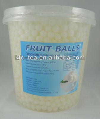 China Popping yogurt boba for bubble tea drinks round for sale