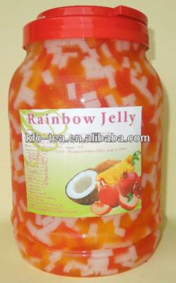 China Rainbow Coconut Jelly CUBE for sale