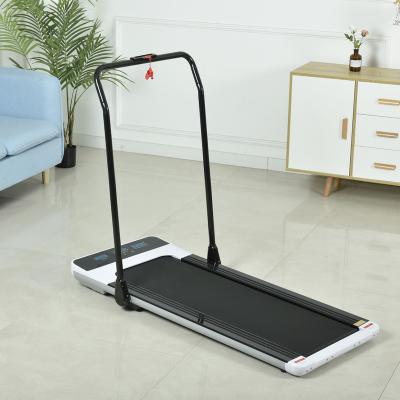 China FUN Home Treadmill Folding Running Under Office Pad Walking Treadmill With Thin Handtrail Foldable Wide Tread Belt for sale