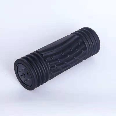 China Portable Home Use Muscle Exerciser Electric Muscle Relax Massage 5 Levels LED Display Vibration Foam Roller for sale