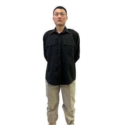 China OEM Design Hospital Bank Twill Officer Duty Patrol Security Uniforms Shirts Guard Uniforms Camisas seguruniforms for sale