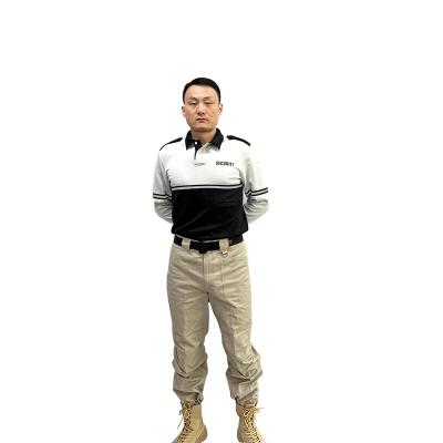 China Reflective Tape Printing Camisas Guard Uniform Camisas Guard Uniform Printing Poly Poly ID Sleeve Security Bike Patrol Polo Shirts Long for sale