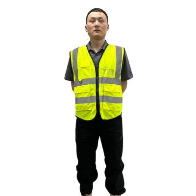 China Water Proof Tape Fabric Construction Safety Safety Vest High Visibility Work Wear for sale