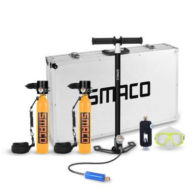 China SMACO S300Plus 0.5L Mini Set Hand Pump Air Diving Reserve Air Tank Portable Diving Oxygen Cylinder for sale