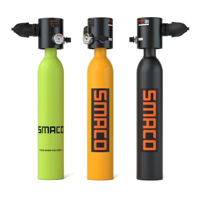 China SMACO 0.5L Air Scuba Cylinder Mini Oxygen Tank Set Respirator Air Tank Diving Hand Pump for Breath Scuba Snorkeling Equipment for sale