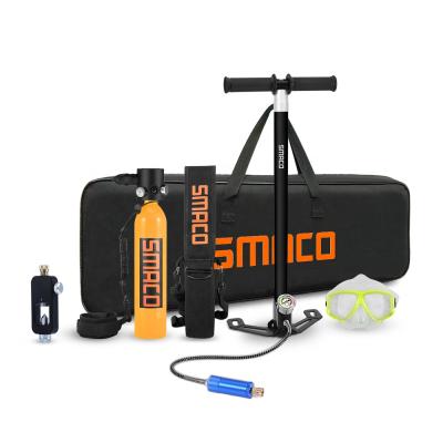 China SMACO diving/swimming can use 12-15 minutes tank set 2020 NEW Mini Scuba 0.7L S500 Guangdong 3-5 days diving/swimming CE, TUV 1.5KG high for sale