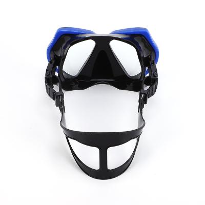 China Scuba Diving Scuba Anti-leakage Snorkel Set Beautiful Wide Vision Snorkeling Panoramic Tempered Glass for sale