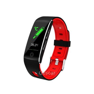 China Free Shipping Full Color Screen Smart Watch F10T Color Screen Temperature Smart Wristband With Multiple Functions Wholesale for sale