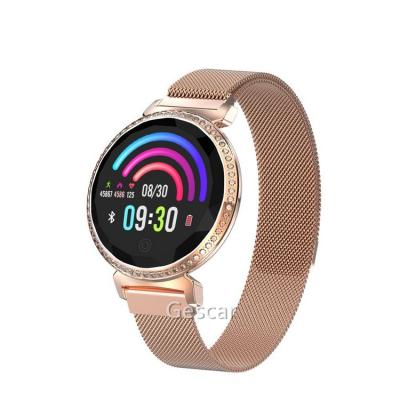 China Free Shipping Multi Complete Calendar Smart Watch Magnetic Band MC11With Diamond Female Fashion Cycle Health Exercise Monitoring Wristband for sale